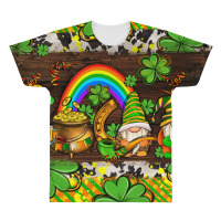 Western St Patricks Gnomes All Over Men's T-shirt | Artistshot