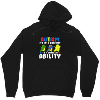 It's Not A Disability Ability Autism Dinosaur Unisex Hoodie | Artistshot