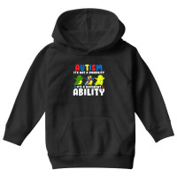 It's Not A Disability Ability Autism Dinosaur Youth Hoodie | Artistshot