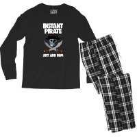 Instant Pirate Just Add Rum Men's Long Sleeve Pajama Set | Artistshot