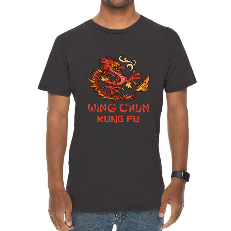 Wing Chun Chinese Dragon Long Sleeve Vintage T-shirt | Artistshot