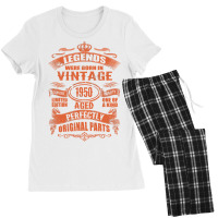 Birthday 365 Legends Born In 1950 Vintage Birthday Gift Women's Pajamas Set | Artistshot