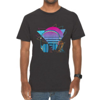 80s Art Vaporwave Aesthetic Headphones Synthwave Retro Music Classic Vintage T-shirt | Artistshot