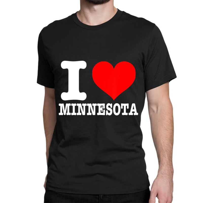 Hot Trend I Love Minnesota I Heart Minnesota Classic T-shirt | Artistshot