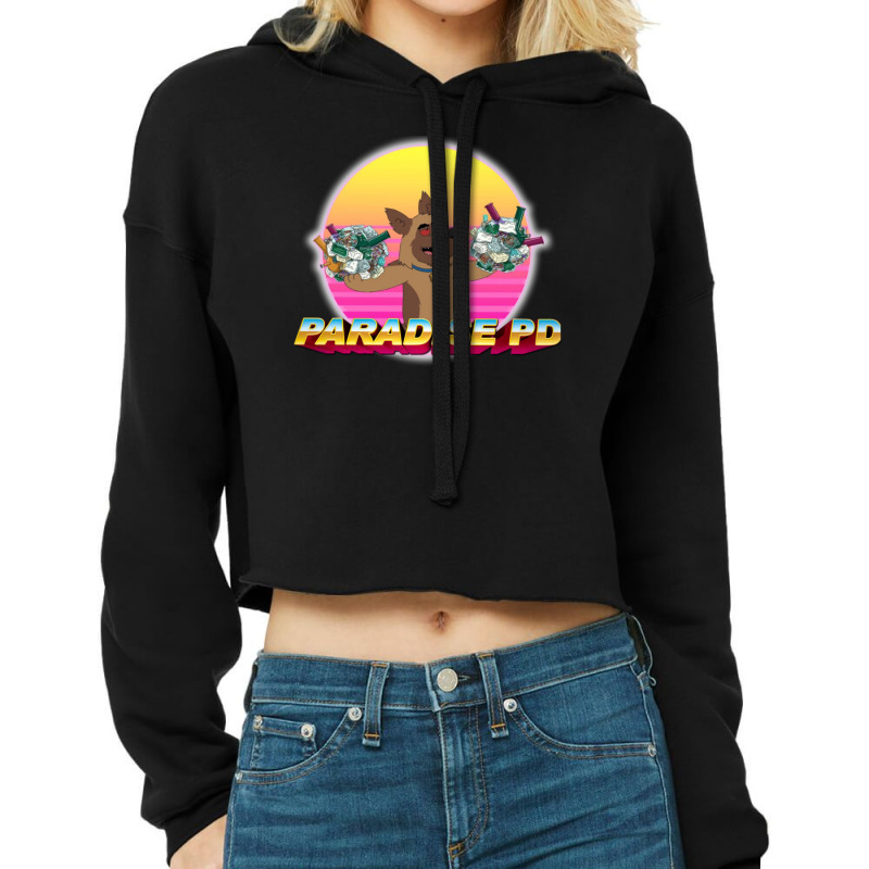 Paradise Pd 951 Cropped Hoodie by StarActon | Artistshot