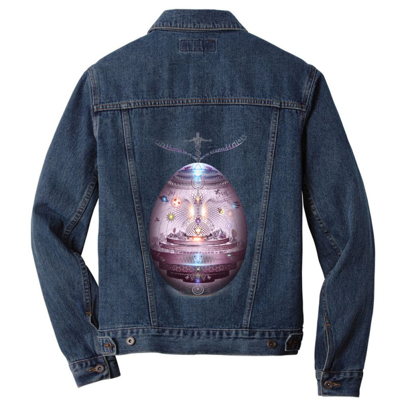 The Cosmic Egg Men Denim Jacket | Artistshot