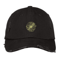 Trending Sunflower Ink Print Vintage Cap | Artistshot