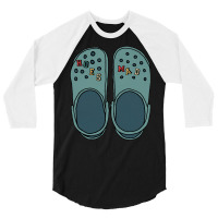 Hoes Mad Crocs 3/4 Sleeve Shirt | Artistshot