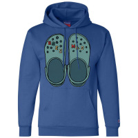 Hoes Mad Crocs Champion Hoodie | Artistshot