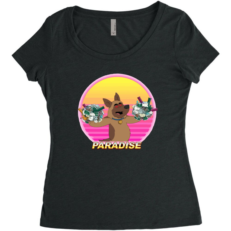 Paradise Pd 1031 Women's Triblend Scoop T-shirt by StarActon | Artistshot