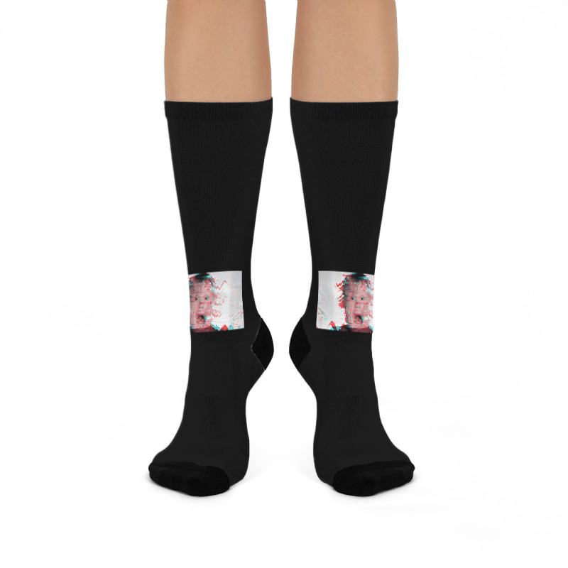 Hot Trend Glitched Home Alone Crew Socks | Artistshot