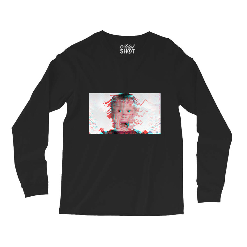 Hot Trend Glitched Home Alone Long Sleeve Shirts | Artistshot