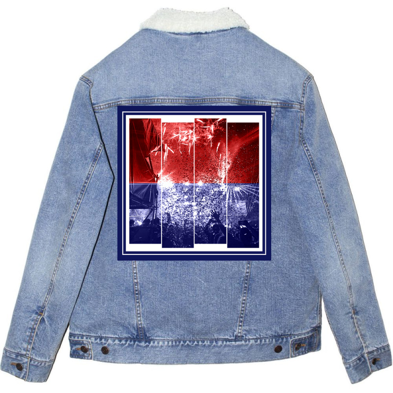 America The Exclusive Collection   Travel Unisex Sherpa-Lined Denim Jacket by gilletlauwq | Artistshot