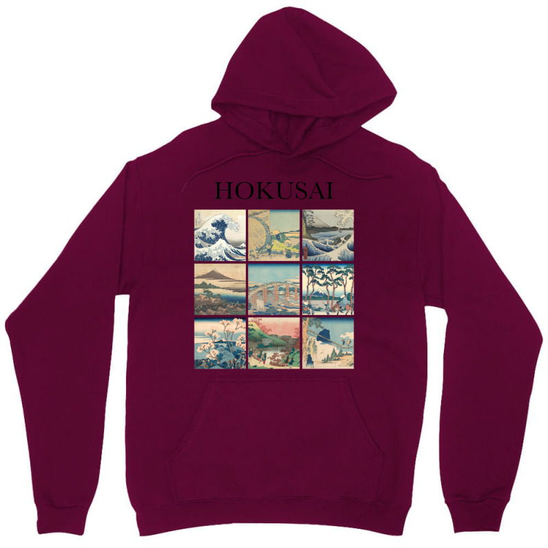 Hokusai   Collage Unisex Hoodie by camojafurxhiv | Artistshot