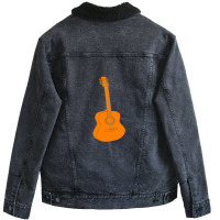 Musical Instrument  Guitar Unisex Sherpa-lined Denim Jacket | Artistshot