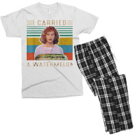 I Carried A Watermelon Vintage Men's T-shirt Pajama Set | Artistshot