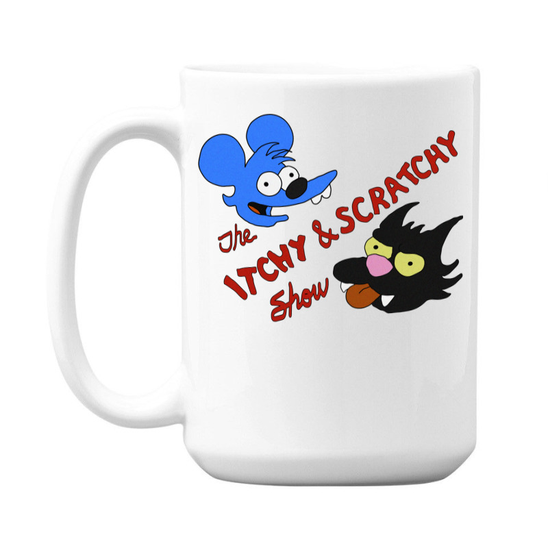 Itchy And Scratchy 15 Oz Coffee Mug | Artistshot