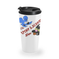 Itchy And Scratchy Travel Mug | Artistshot