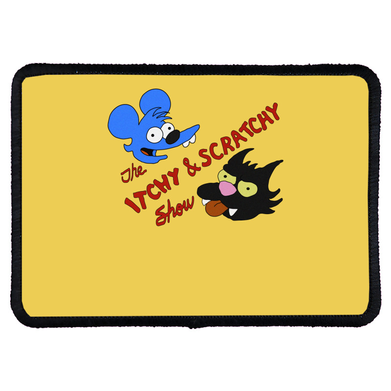 Itchy And Scratchy Rectangle Patch | Artistshot