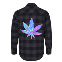 Holographic Weed Flannel Shirt | Artistshot