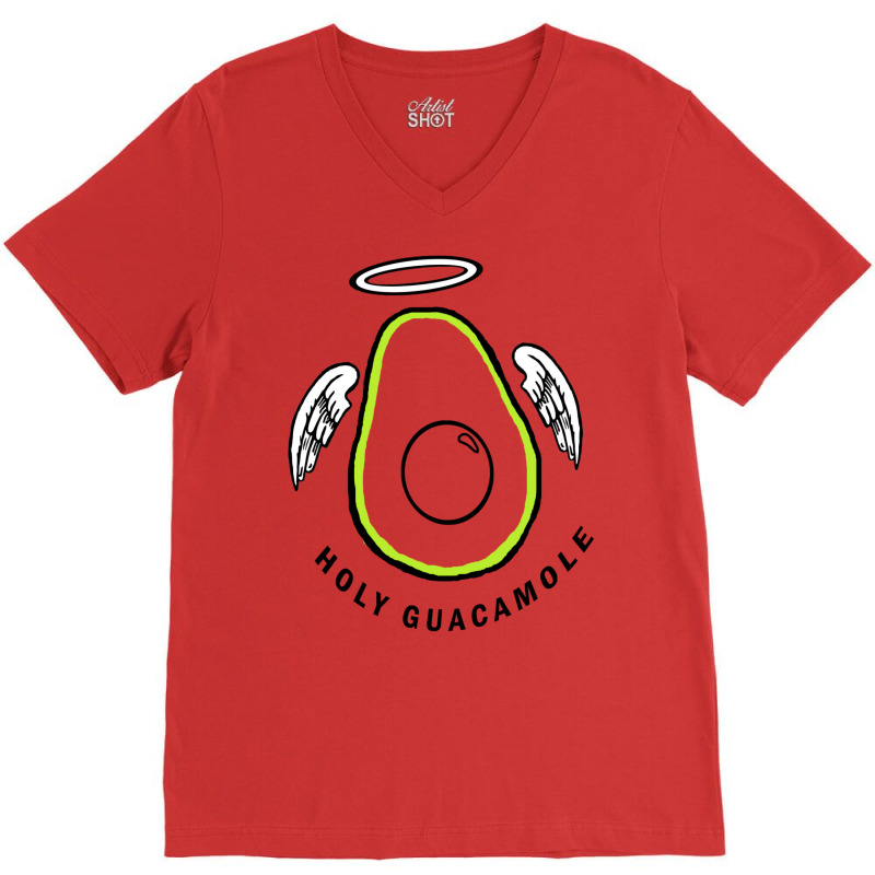 Holy Guacamole Avocado V-Neck Tee by camojafurxhiv | Artistshot