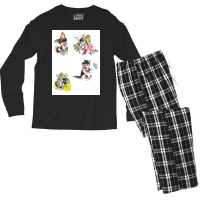 Cat Daddy Pajamas Pack Stickers Poster Funny Men's Long Sleeve Pajama Set | Artistshot