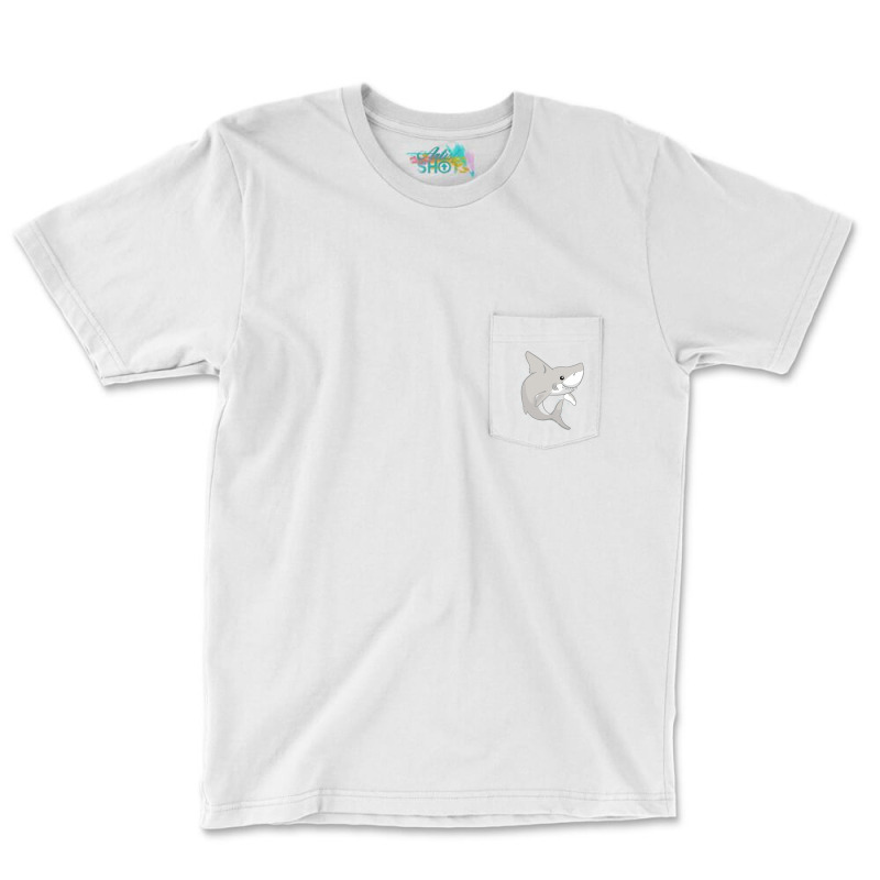 Limited Edition Great Shark Pocket T-shirt | Artistshot