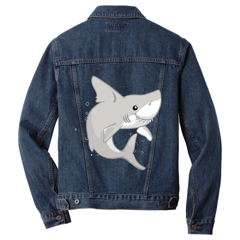 Limited Edition Great Shark Men Denim Jacket | Artistshot