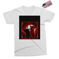 Red And Black Cats Howling At The Moon V2 Red No28   Collection   Cats Exclusive T-shirt | Artistshot