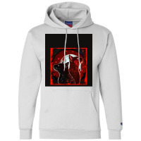 Red And Black Cats Howling At The Moon V2 Red No28   Collection   Cats Champion Hoodie | Artistshot