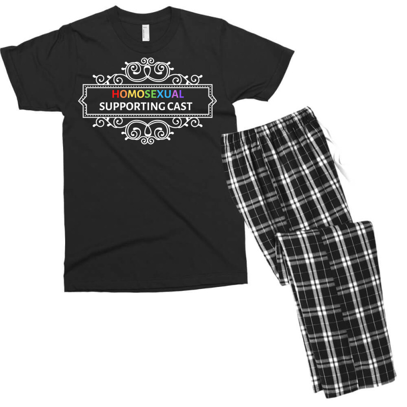 Homosexual Supporting Cast Men's T-shirt Pajama Set by camojafurxhiv | Artistshot