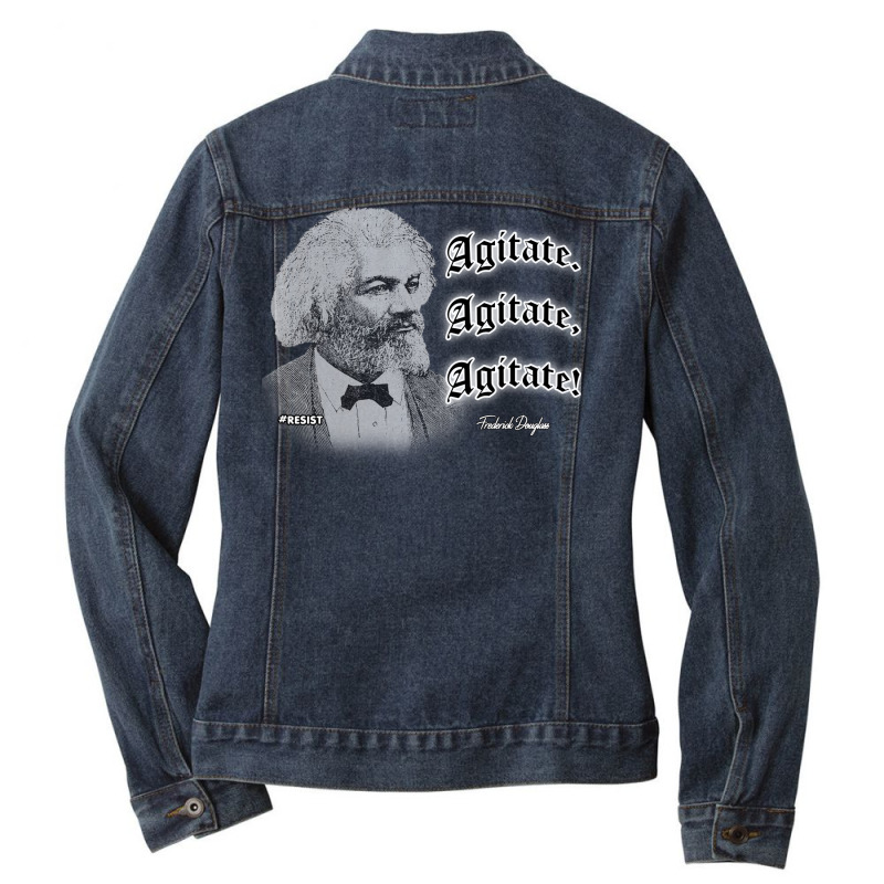 Agitateagitate Agitate   Music Ladies Denim Jacket by oheronlittenn | Artistshot