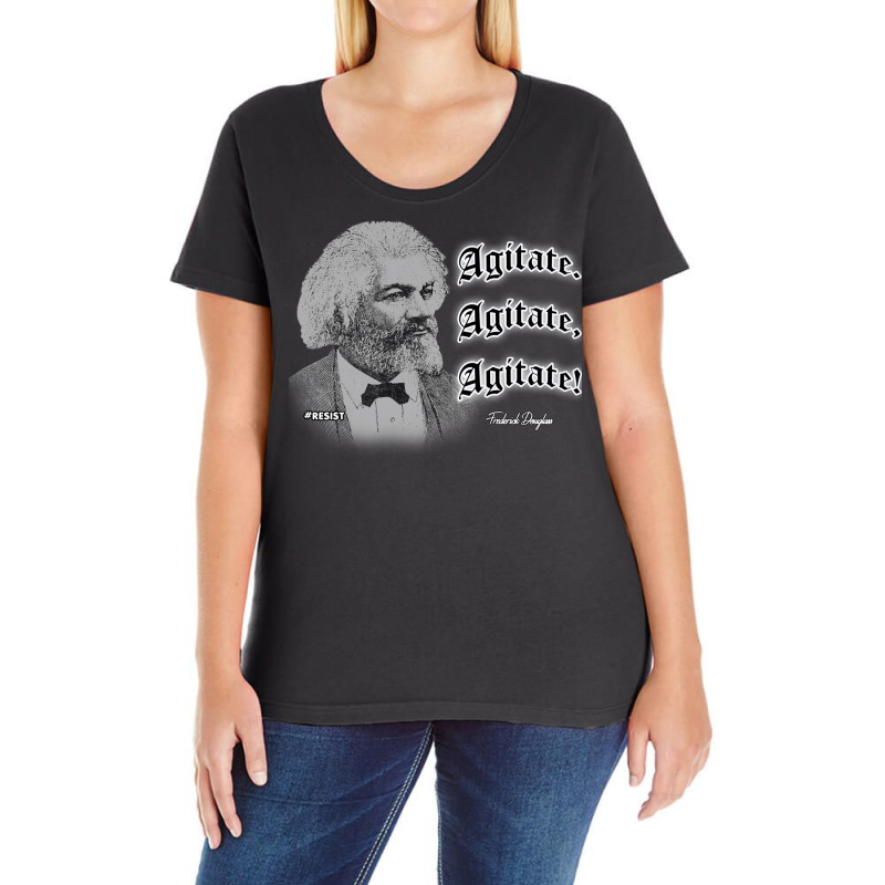 Agitateagitate Agitate   Music Ladies Curvy T-Shirt by oheronlittenn | Artistshot