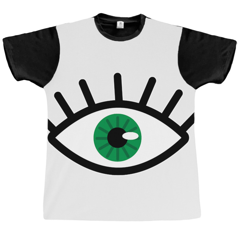 Limited Edition Green Eye Power 1 Graphic T-shirt by Milne Charlton | Artistshot