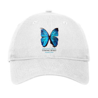 Beautiful Blue Butterfly Proceeds Donated To Debra.org Fitted Adjustable Cap | Artistshot