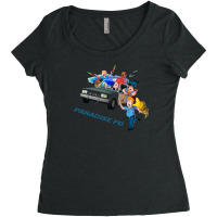 Paradise Pd Car Chase 1 Women's Triblend Scoop T-shirt | Artistshot