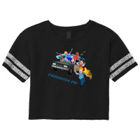 Paradise Pd Car Chase 1 Scorecard Crop Tee | Artistshot