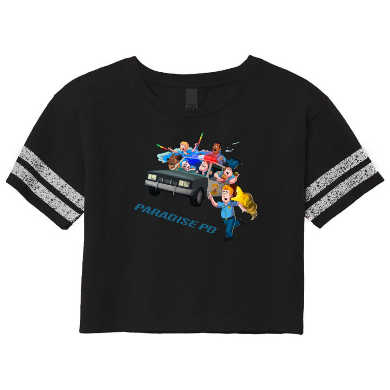 Paradise Pd Car Chase 1 Scorecard Crop Tee by StarActon | Artistshot