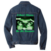 I Don't Wanna Be Me Anymore (the Green Light Version) Men Denim Jacket | Artistshot