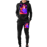 Cat Lightning Poster Art Poster Humor Hoodie & Jogger Set | Artistshot