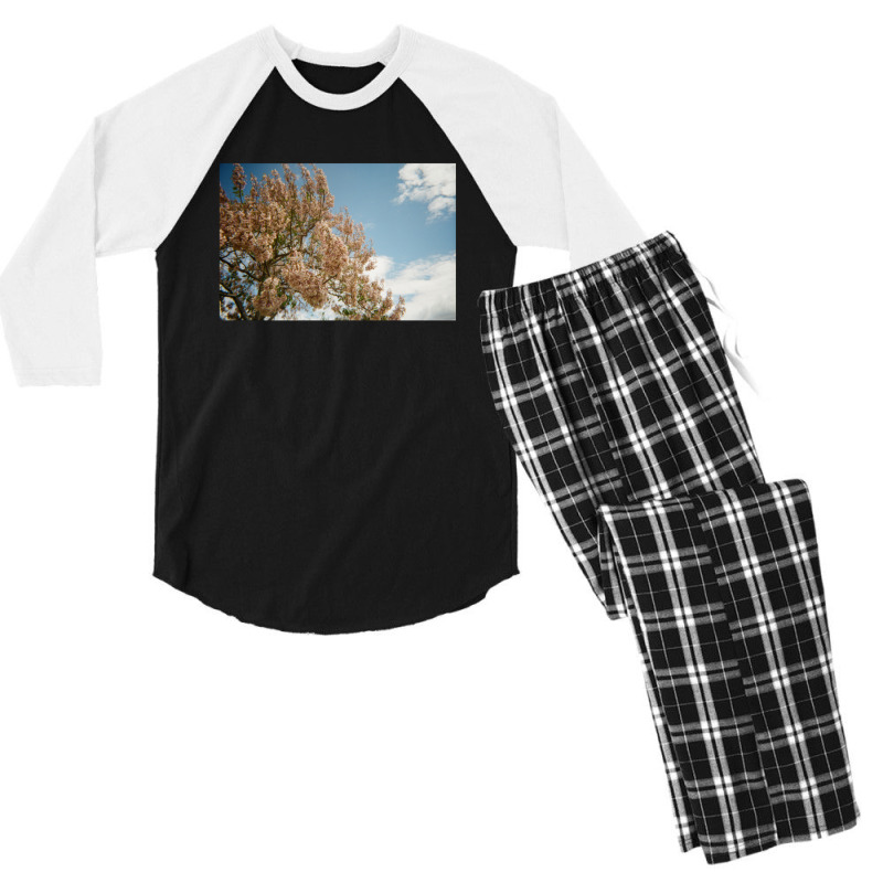 Granite Belt Flowers On 35mm Film Men's 3/4 Sleeve Pajama Set | Artistshot