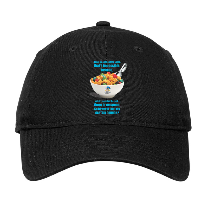 Do Not Try And Bend The Spoon Adjustable Cap by adwoaafredyy | Artistshot