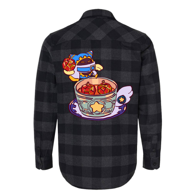 I Draw Magolor Putting Gem Apple Sugar Cube In A Lor Tea Cup  Kir Flannel Shirt | Artistshot