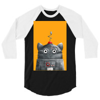 Cat Robot Cat Poster 3/4 Sleeve Shirt | Artistshot