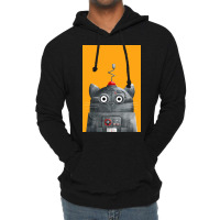 Cat Robot Cat Poster Lightweight Hoodie | Artistshot