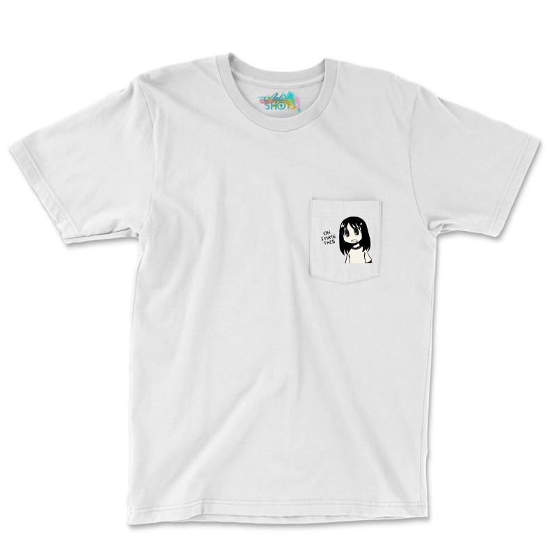 I Draw Oh I Hate This Osaka Manga Panel  Funny Azumanga Daioh Meme Pocket T-shirt | Artistshot