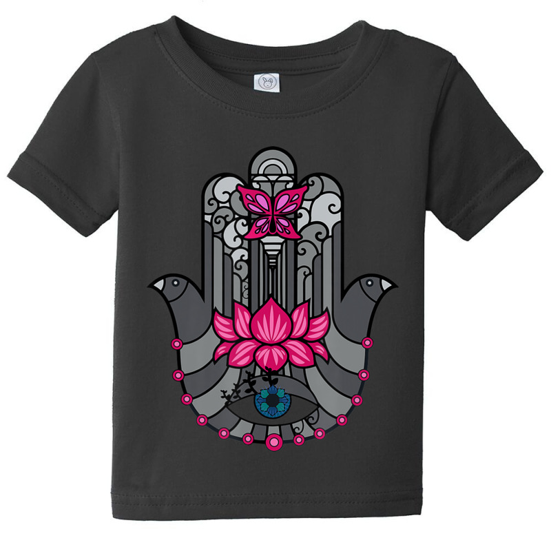 Trending Hamsa Hand Of Fatima, Good Luck Eye Spiritual Baby Tee by Sierra Dennis | Artistshot