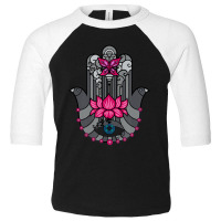 Trending Hamsa Hand Of Fatima, Good Luck Eye Spiritual Toddler 3/4 Sleeve Tee | Artistshot