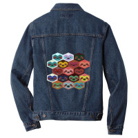 Sloths Colorful Sloth Men Denim Jacket | Artistshot