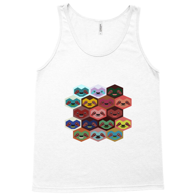 Sloths Colorful Sloth Tank Top | Artistshot